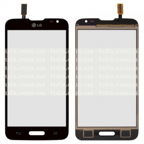 Сенсорный экран (тачскрин) для LG D320 Optimus L70, черный